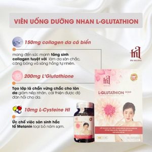 Viên uống L-GLUTATHION DR.HELENA GOLD